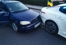 Katowice: Policjanci musieli rozbić swoją Kia Stinger, żeby zatrzymać samochód w tunelu pod Rondem!