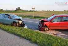Tragiczny wypadek w Tarnowskich Górach. Nie żyje kierowca fiata (fot.Śląska Policja)