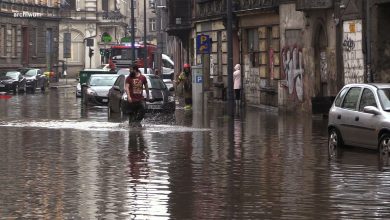 Burze nad Śląskiem: Bytom znowu zalany! I znowu pływa ulica Piłsudskiego! [WIDEO]