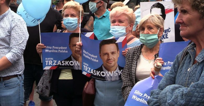 Na sosnowieckiej „Patelni” odbył się wiec poparcia dla kandydatury Rafała Trzaskowskiego