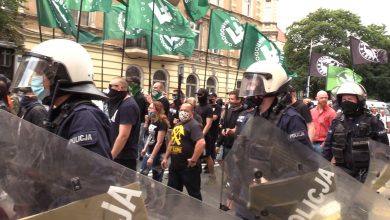 Nacjonaliści przeszli przez Katowice. Była kontrmanifestacja! [fot. TVS]