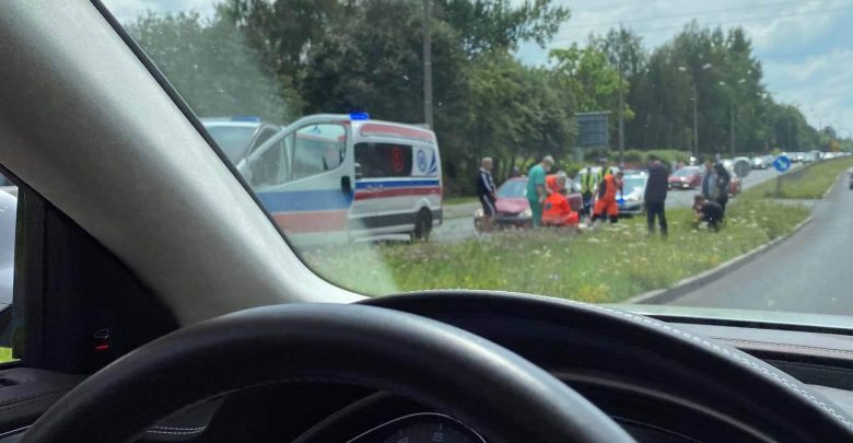 66-letni mężczyzna zginął w wypadku na ul. Braci Mieroszewskich w Sosnowcu. [fot. Łukasz Litewka Facebook]