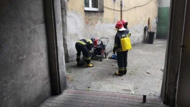 Próbowali zdemontować zbiornik z gazem. Interweniowała straż miejska. Fot. Straż Miejska w Katowicach