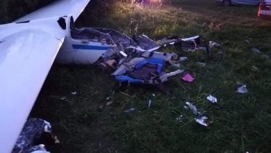 Wypadek szybowca. Pilot w ciężkim stanie przebywa w szpitalu (fot. Policja Podkarpacka)