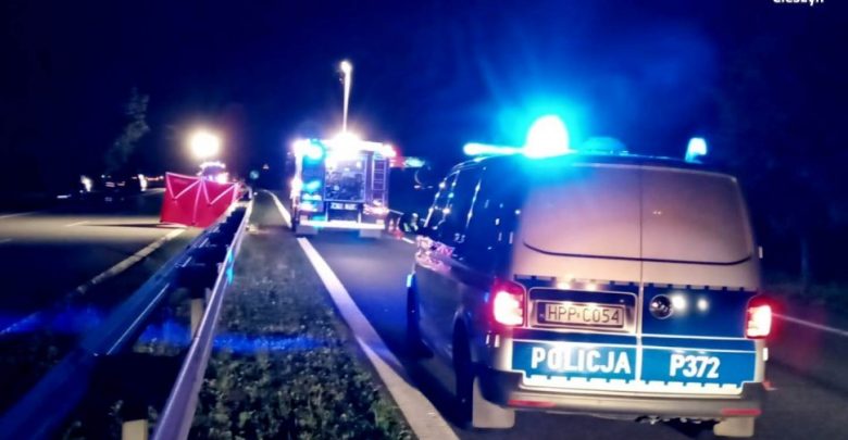 Śląskie: Tragiczny wypadek na DK81 w Bąkowie. Nie żyje 40-letni tyszanin (fot.KPP Cieszyn)