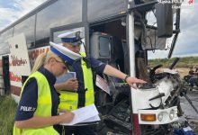 W katastrofie drogowej w Bogusławicach rannych zostało 36 osób. Ustalono wstępną przyczynę wypadku [ZDJĘCIA]