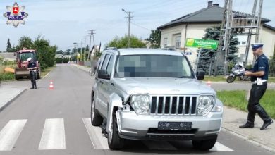 10-latek na hulajnodze zderzył się z jeepem. Chłopiec zmarł w szpitalu (fot. Policja Lubelska)