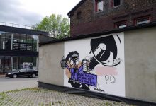 Mural Trzaskowskiego w Katowicach znów zamalowany. Fot. Katowice24.info
