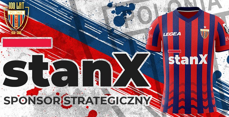 Polonia Bytom na nowego sponsora. Sponsorem strategicznym została firma StanX (fot.UM Bytom)