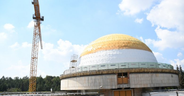 Trwa remont Planetarium Śląskiego. Prace idą pełną parą (fot.slaskie.pl)