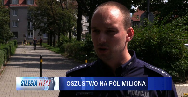Zabrze: Stracił ponad pół miliona złotych. 71-latek uwierzył, że bierze udział w tajnej operacji policji [WIDEO] (fot.mat.TVS)