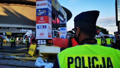 Tour de Pologne: Makabryczny wypadek pod Spodkiem w Katowicach! Holenderski kolarz w śpiączce! (fot.policja)