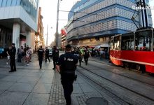 Katowice: Policja zatrzymała mężczyznę, który hajlował podczas manifestacji narodowców (fot.KWP Katowice)