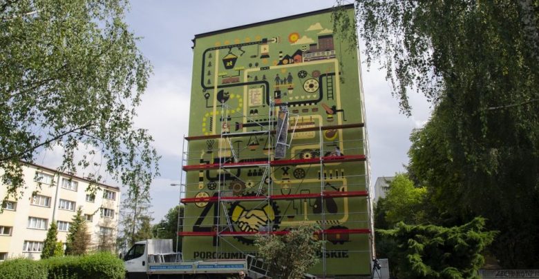 Jastrzębie-Zdrój: Mural przy ul. Śląskiej już gotowy (fot.UM Jastrzębie-Zdrój)