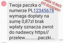 Jak dostałeś takiego sms-a, natychmiast dzwoń na policję! Na Śląsku jest ich coraz więcej! (fot.KPP Tarnowskie Góry)