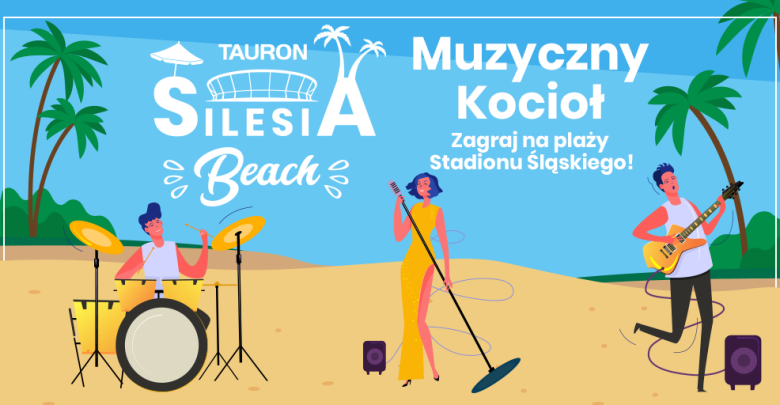 Muzyczny Kocioł na plaży Stadionu Śląskiego (fot. silesia.info.pl)