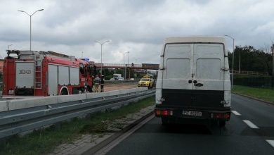 DTŚ, tunel w Katowicach, zakręt przy Mazaku. Trochę deszczu i mamy plagę wypadków na Śląsku!