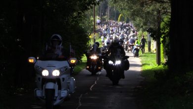 Walkę o 9,5 miliona złotych dla chorej na SMA Oliwki wsparli motocykliści.