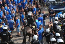 Kibole starli się z policją. Derby Śląska zakończyły się zatrzymaniem 23 osób (fot.Śląska Policja)
