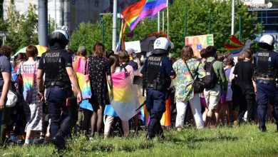 Marsz Równości: zatrzymano jedną osobę podejrzaną o propagowanie faszyzmu. Fot. Śląska Policja