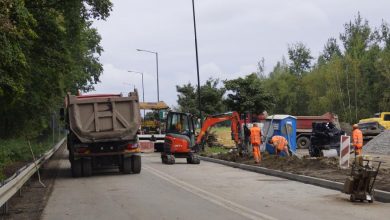 Gliwice: Wraca ruch na ul. Kozielską (fot.UM Gliwice)