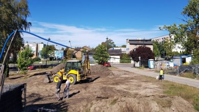 W Jaworznie rozpoczęła się budowa pumptracka. Fot. UM w Jaworznie