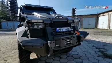 Mają wóz jak na wojnę! Opancerzony TUR śląskiej policji wytrzyma nawet atom