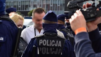 Sobotnie zgromadzenia w Katowicach. Kilkadziesiąt osób zostało ukaranych (fot.Śląska Policja)