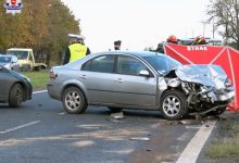 Wymusił pierwszeństwo i zderzył się z fordem. Dwie osoby nie żyją (fot.Policja Lubelska)