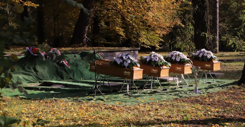 Zostali pochowani po 75 latach! W Pszczynie odbył się pogrzeb żołnierzy radzieckich [ZDJĘCIA]. Fot. UM Pszczyna