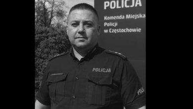 Śląskie: Nie żyje 46-letni policjant. To bohater, który złapał spadającą z 3. piętra dziewczynkę (fot.policja)