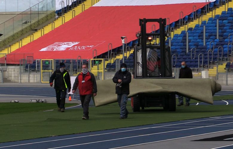 Polska-Ukraina 11 listopada na Stadionie Śląskim przy pustych trybunach. Z Holandią też bez kibiców