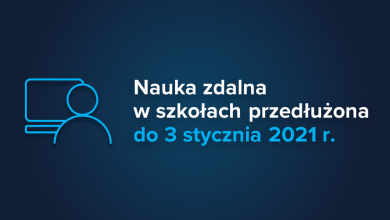 Nauka zdalna w szkołach przedłużona do 3 stycznia 2021 r. Są wyjątki! (fot.MEN)