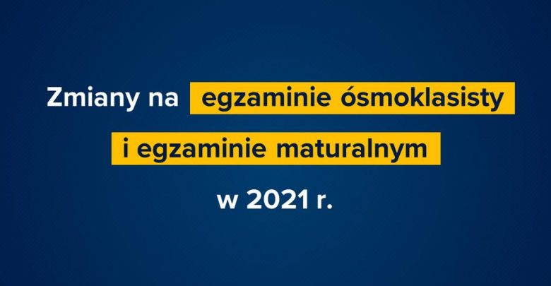 Zmiany na maturach i egzaminach ośmioklasisty w 2021 roku. Jakie? (fot.MEN)