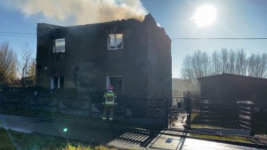 Mysłowice: Pożar mógł zmieść dom z powierzchni! W środku kilka butli gazowych!