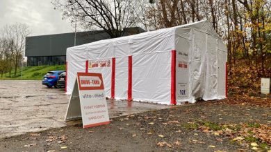 Nowy punkt pobrań drive-thru w Szombierkach źródło: UM Bytom