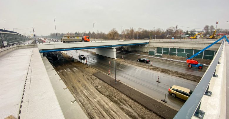Wiadukt nad DK 94 w Sosnowcu ukończony, ale tunel wciąż powstaje (fot.Sosnowiec Łączy/facebook)