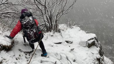 Wigilijna interwencja GOPR. Kobieta utknęła w górach. Fot. M. Moskwa/GOPR Beskidy