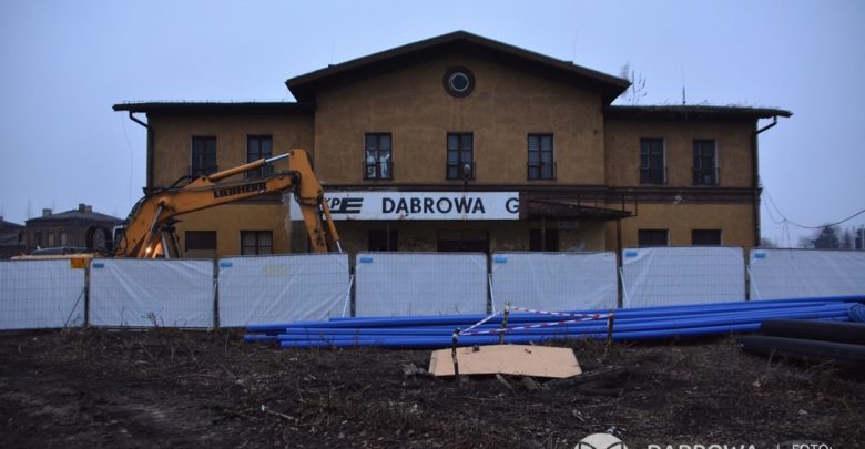 W Dąbrowie Górniczej ruszyła rozbiórka starego dworca PKP [WIDEO]. Fot. UM Dąbrowa Górnicza