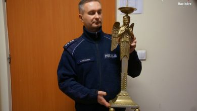 Włam do kościoła w biały dzień! Złodzieje ukradli drogocenny świecznik. Fot. Policja Śląska