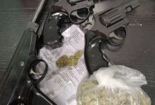 Siemianowice: marihuana, amfetamina, pistolety, niezła akcja, taka sytuacja. Fot. Śląska Policja