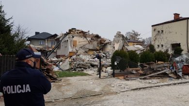 Wybuch gazu w domu jednorodzinnym. Dwie osoby nie żyją (fot.Policja Lubelska)