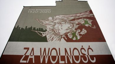 Za wolność! Historyczny mural z okazji 100-lecia zwycięskiej bitwy pod Warszawą powstał w Bytomiu (fot.UM Bytom)