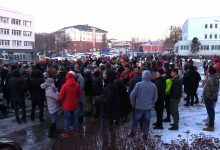 wojciechowski Protest w Rybniku pod komendą policji ws. wydarzeń w Face 2 Face: "To nie policja, to bandyci!!!"