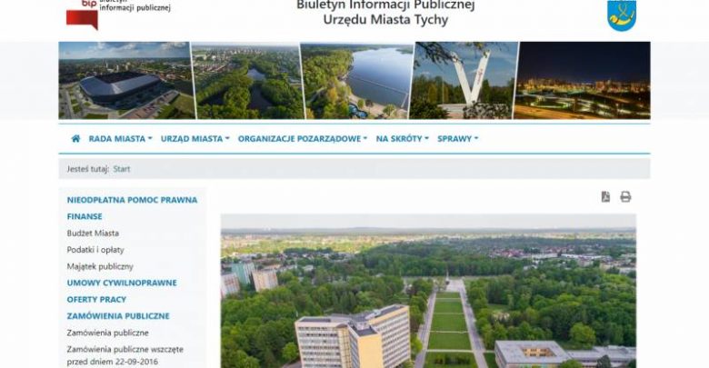 Tychy: Biuletyn Informacji Publicznej Urzędu Miasta w nowej odsłonie (fot.UM Tychy)
