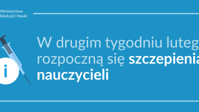 8 lutego początek szczepień przeciwko COVID-19 nauczycieli. Ilu się zaszczepi? (fot.MEN)