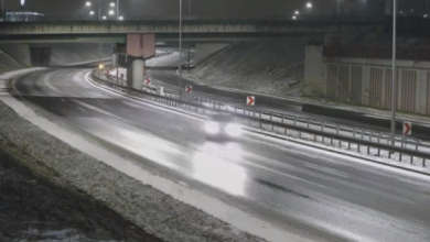 Groźny wypadek w Rudzie Śląskiej! Samochód dachował na DTŚ-ce [WIDEO]