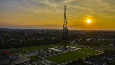 Gliwice: Skwer przy Radiostacji - skwerem Franza Honioka. Fot. R. Neumann/UM Gliwice