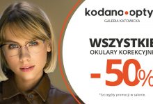 Wszystkie okulary korekcyjne (oprawki + soczewki okularowe) 50% taniej w KODANO Optyk! (fot.materiały partnera)