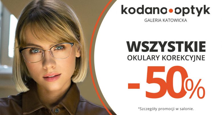 Wszystkie okulary korekcyjne (oprawki + soczewki okularowe) 50% taniej w KODANO Optyk! (fot.materiały partnera)